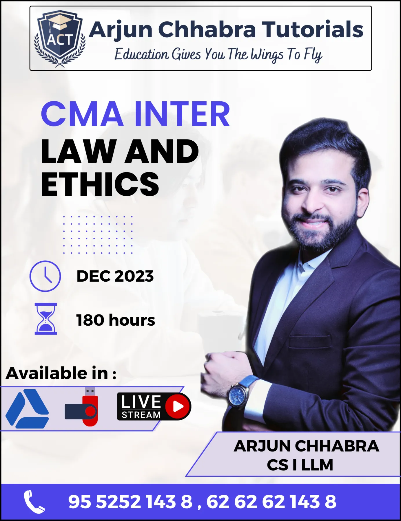 CMA Inter Law & Ethics for  Dec 2023 
